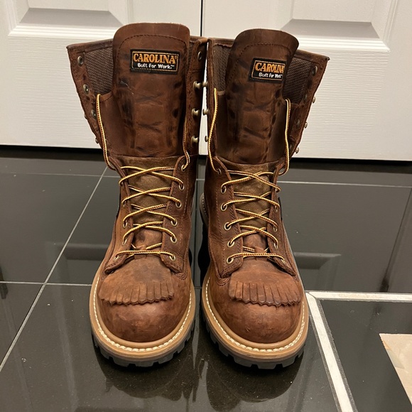 SPRUCE 8" STEEL TOE WATERPROOF LOGGER 8.5 4E - Picture 1 of 6